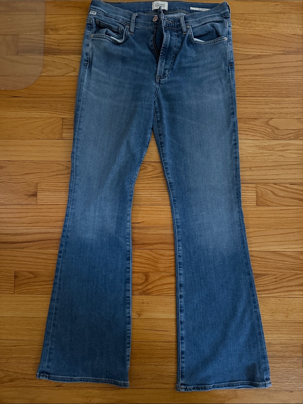 Citizens Of Humanity Medium Blue Flare Jeans